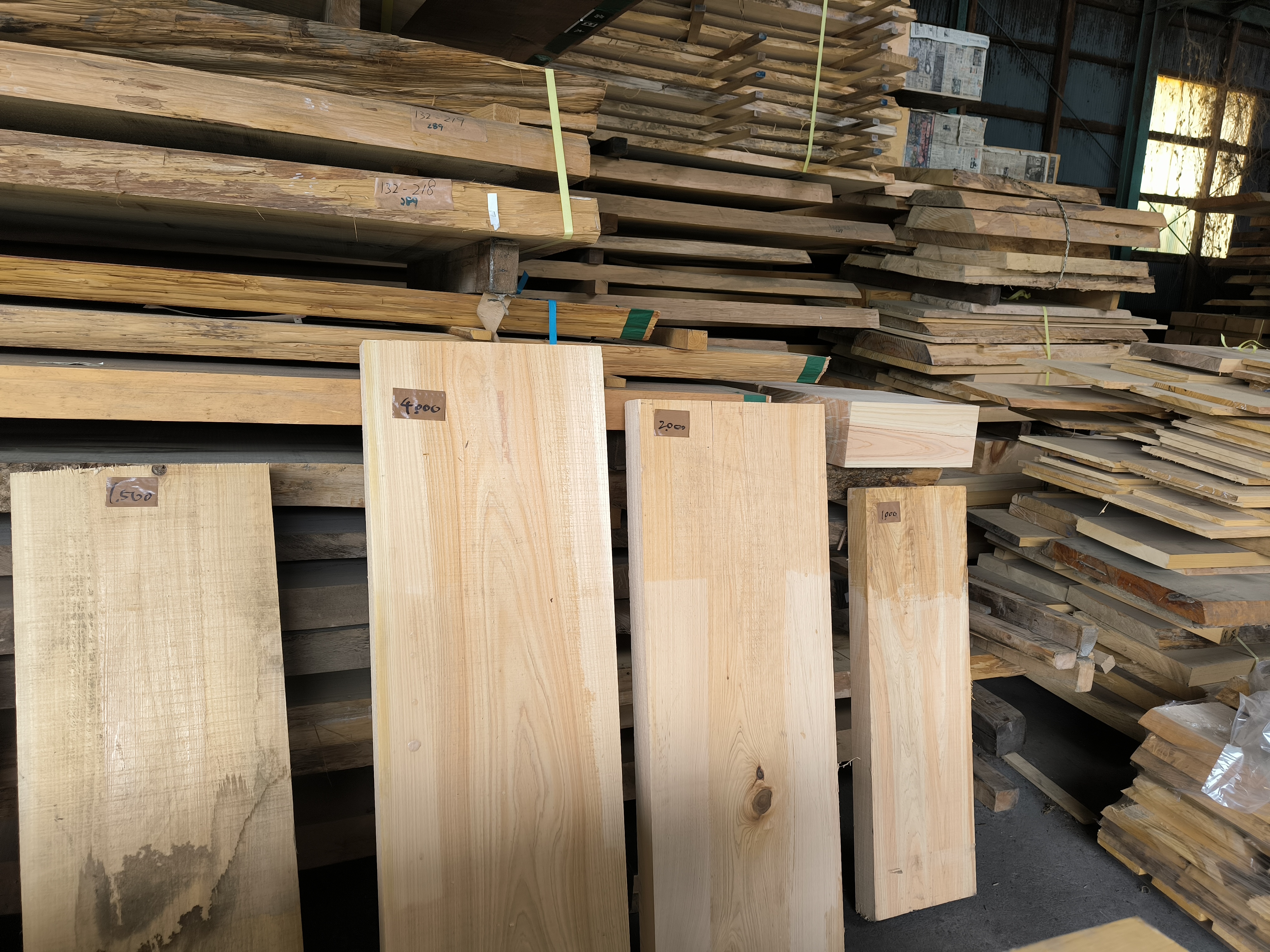 看板用の大きな板